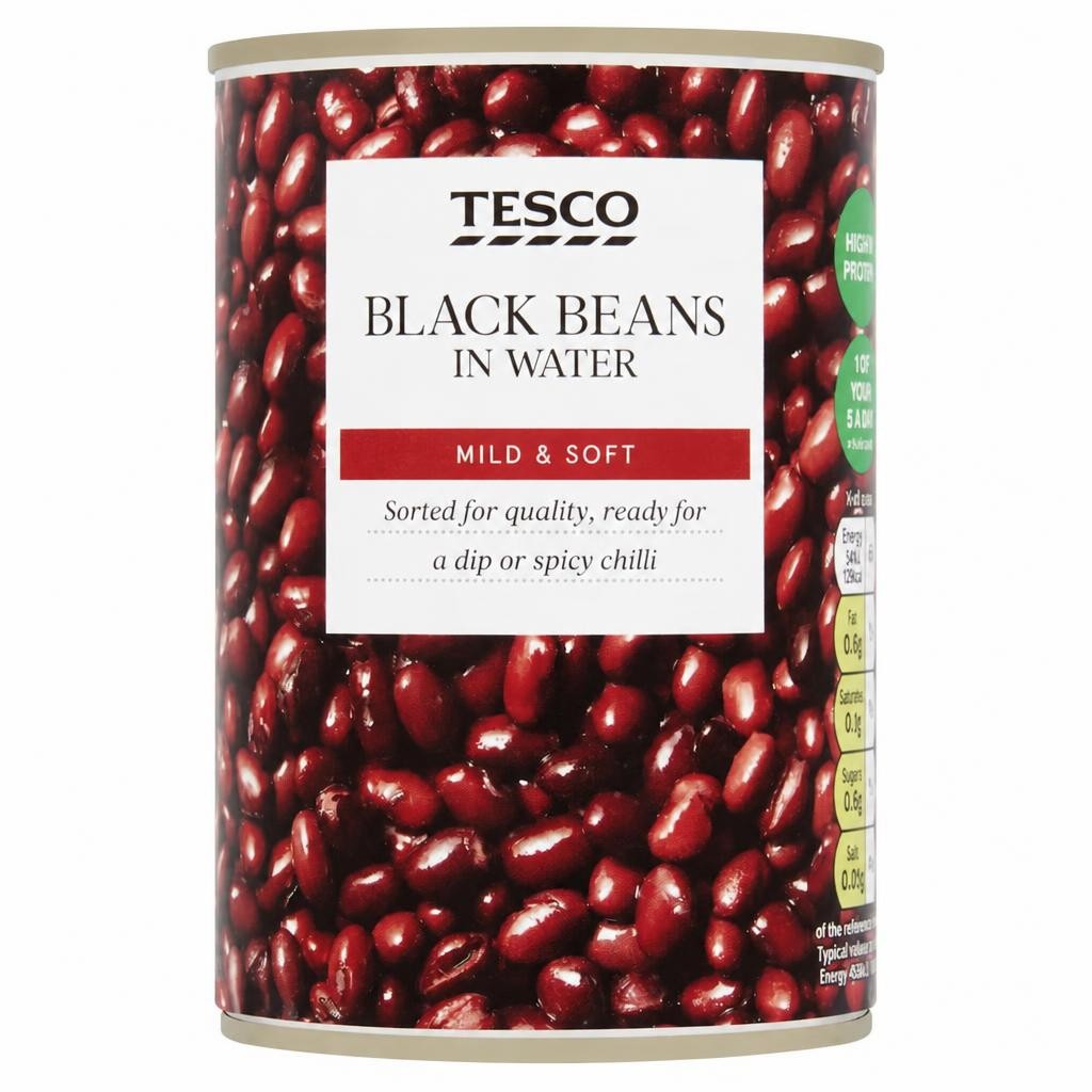 Tesco Black Beans 400G