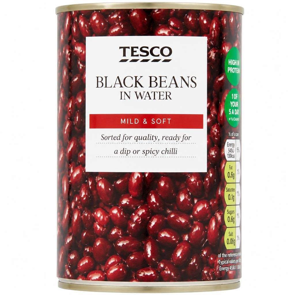 Tesco Black Beans 400G
