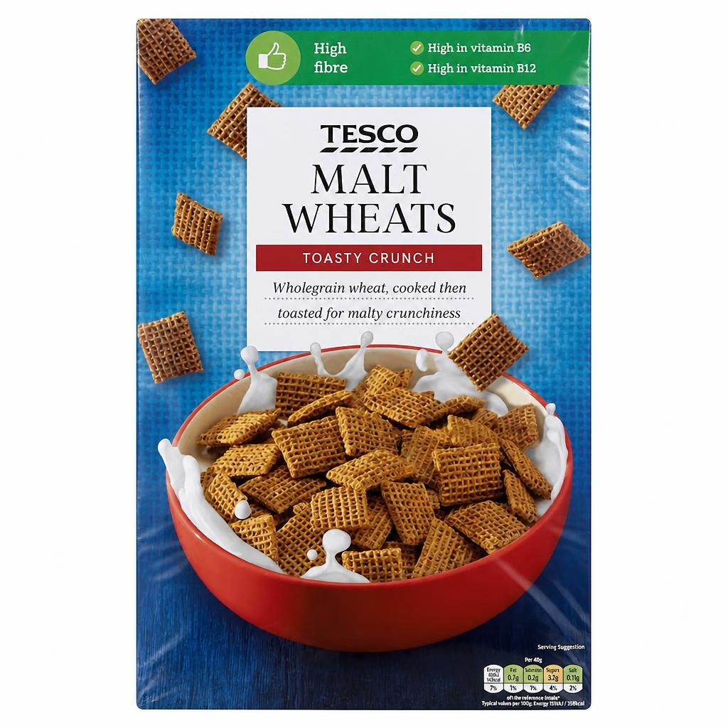 Tesco Malt Wheats Cereal 750G