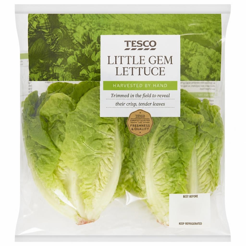 Tesco Little Gem Lettuce Twin Pack