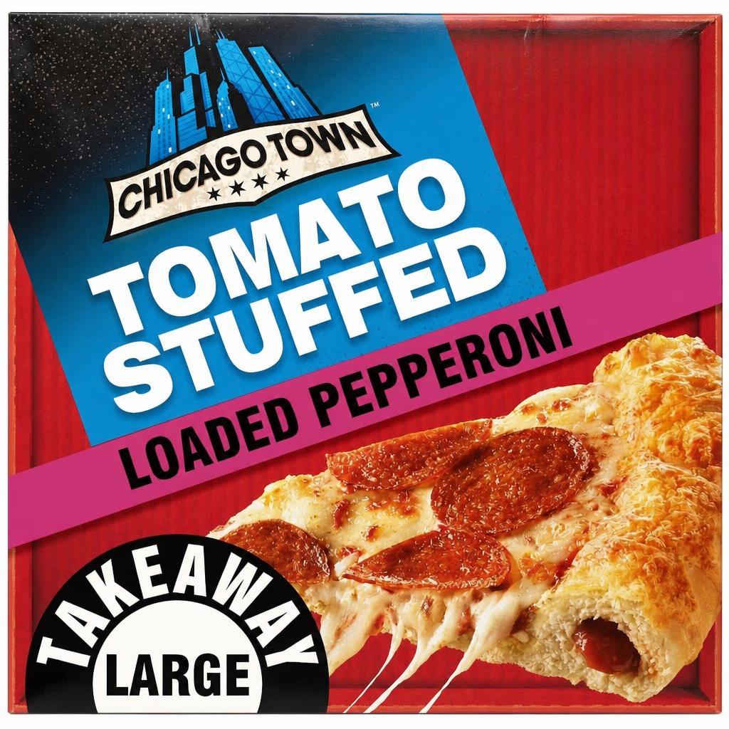 Chicago Town Large Takeaway Pepperoni Pizza 645G