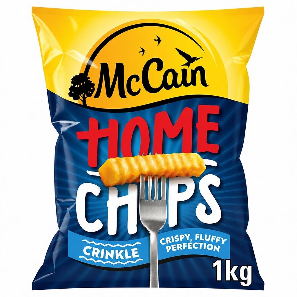 McCain Home Chips Crinkle Cut 1kg