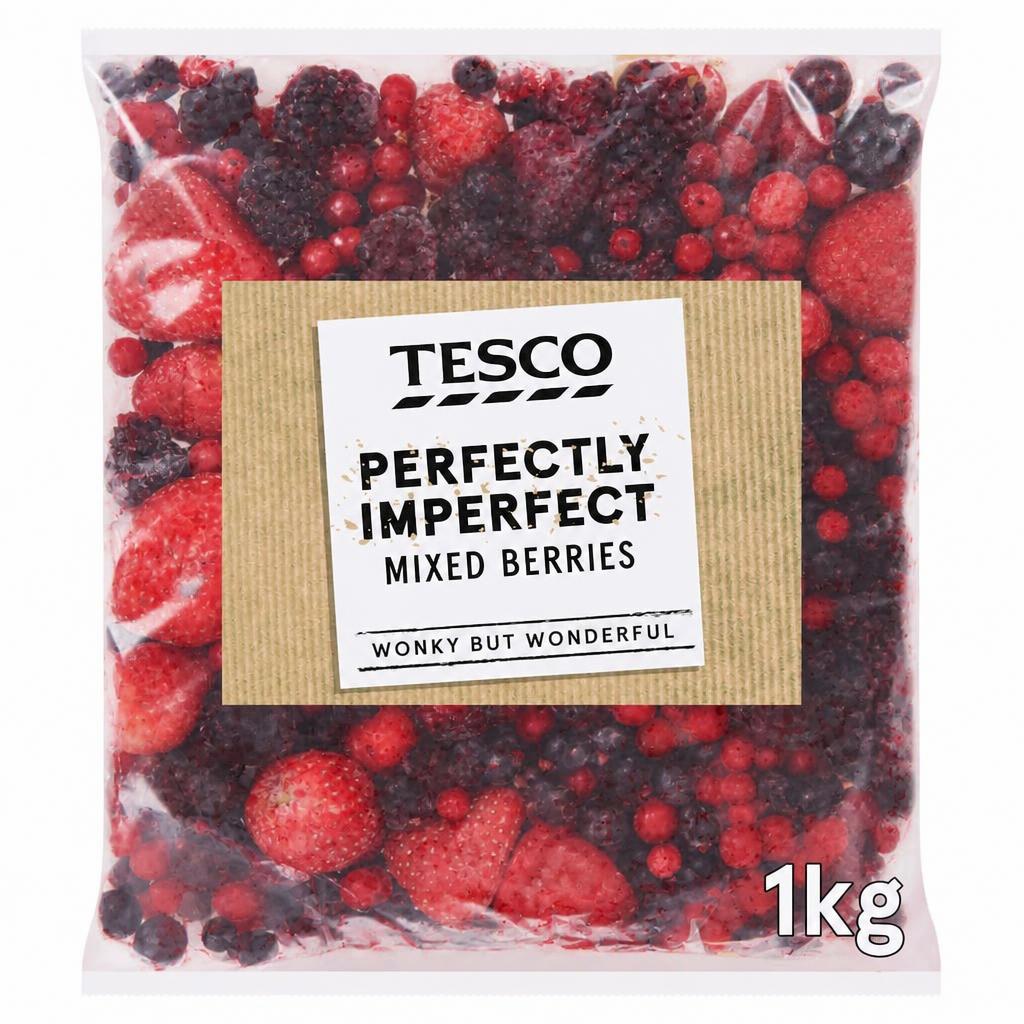 Tesco Perfectly Imperfect Frozen Mixed Berries 1kg
