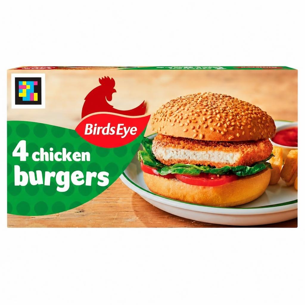 Birds Eye 4 Chicken Burgers 200G