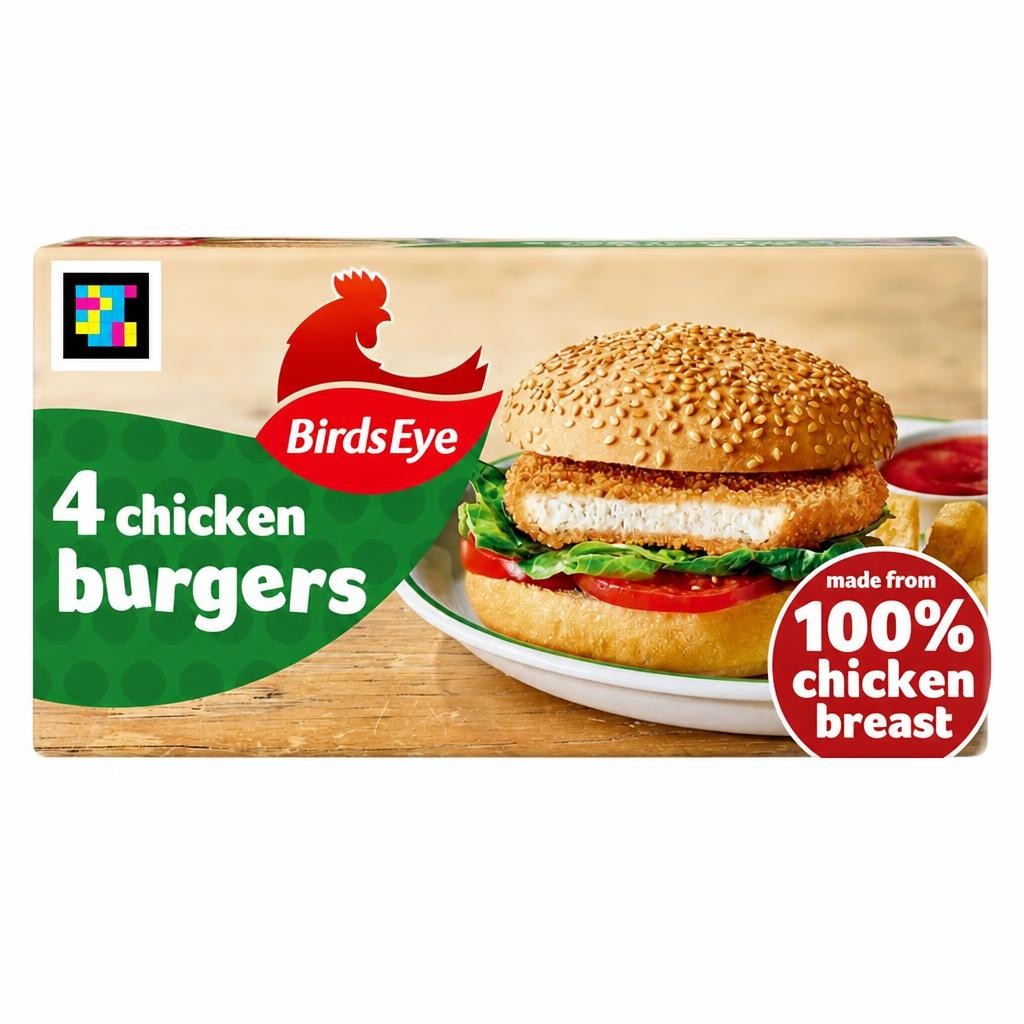 Birds Eye 4 Chicken Burgers 200G