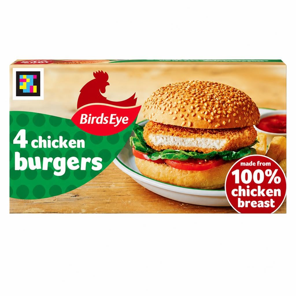 Birds Eye 4 Chicken Burgers 200G