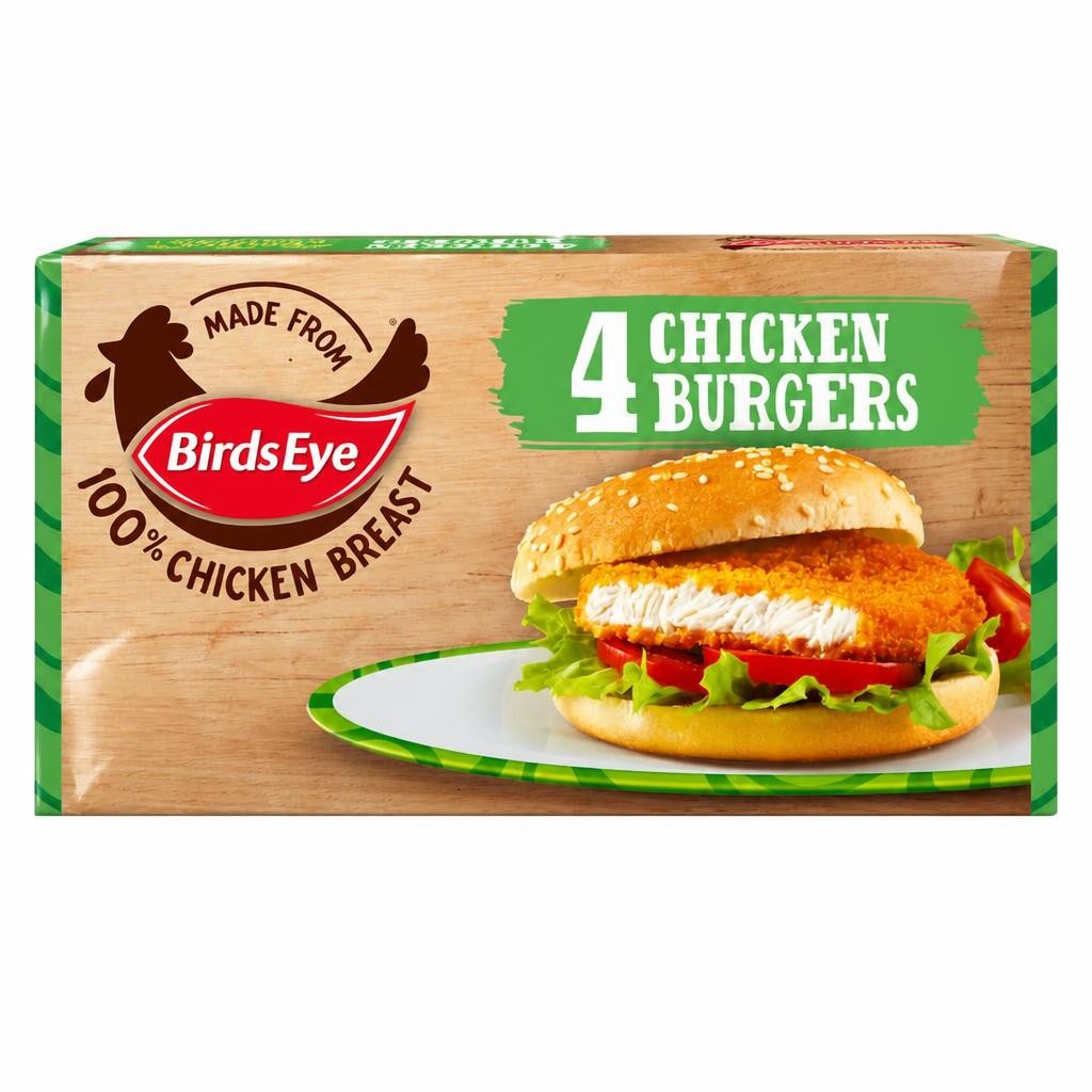 Birds Eye 4 Chicken Burgers 200G