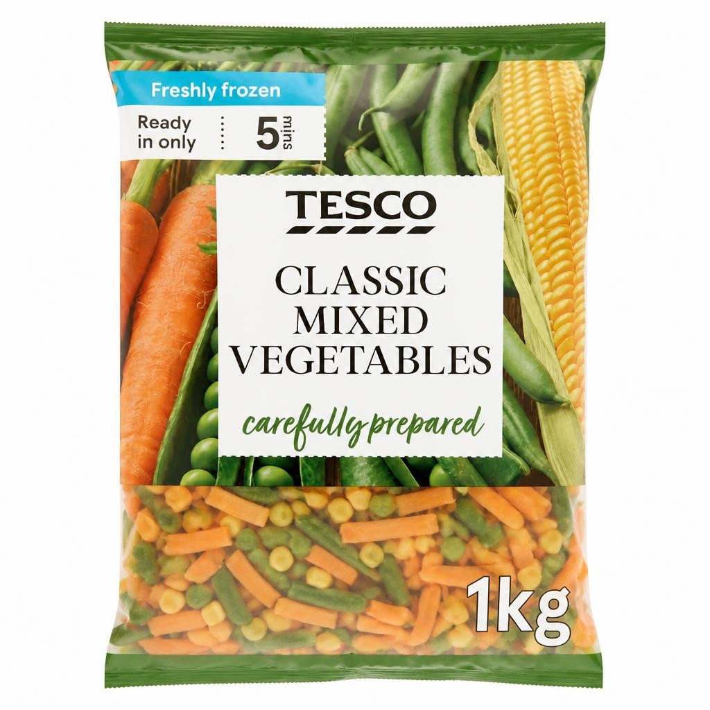 Tesco Mixed Vegetables 1Kg