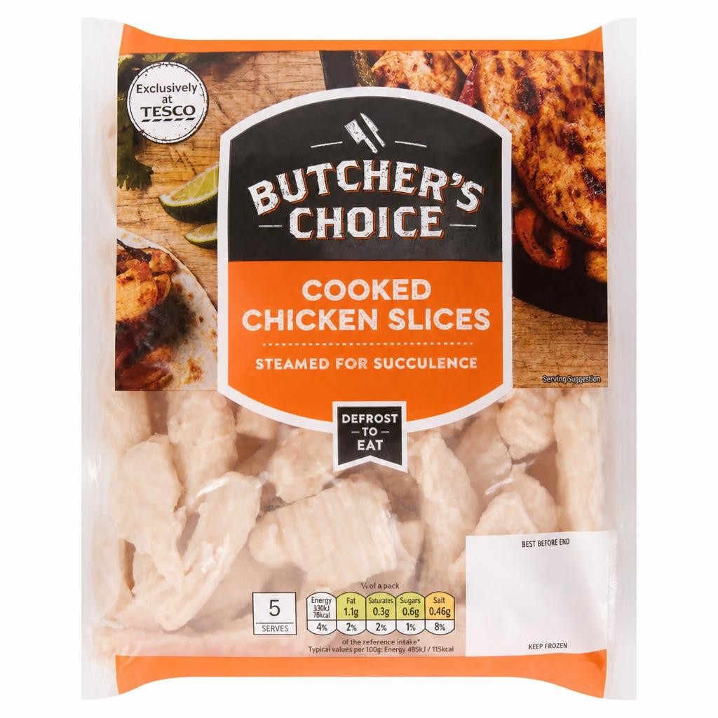 Butchers Choice Cooked Chicken Slices 340G
