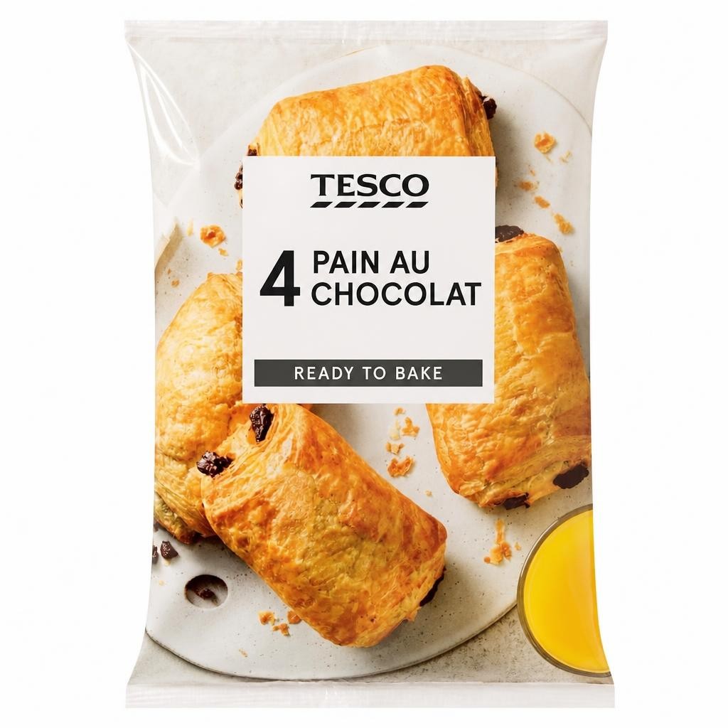 Tesco 4 Pain Au Chocolat 320G