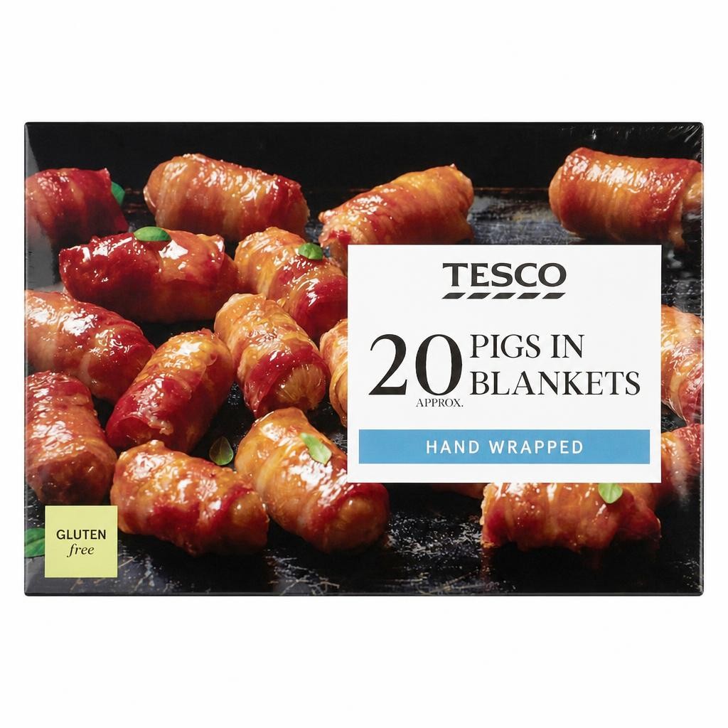 Tesco 20 Pigs In Blankets 400G