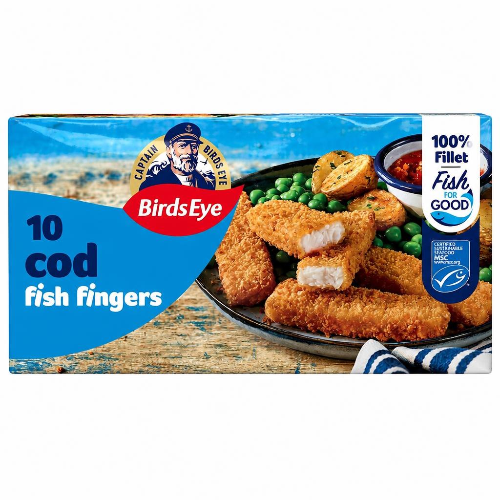 Birds Eye Cod Fish Fingers 10 Pack 280G