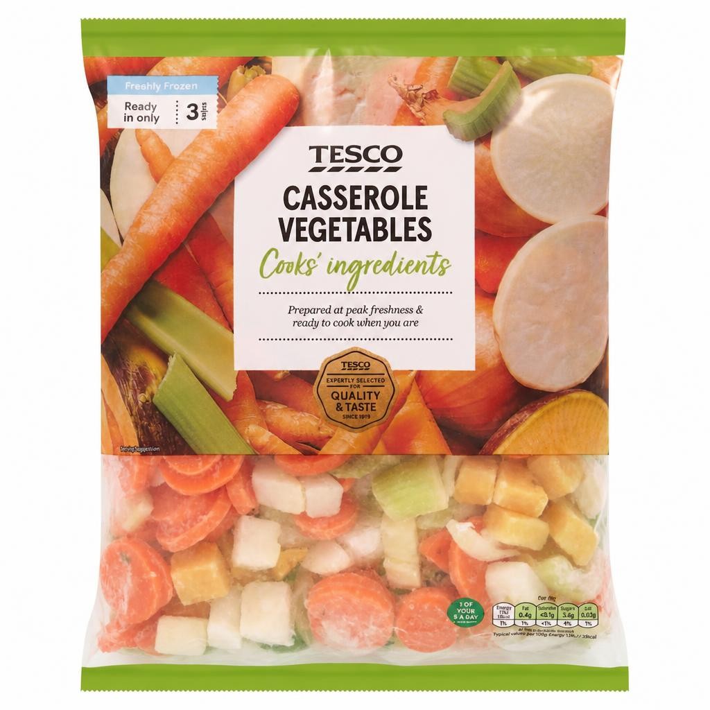 Tesco Casserole Vegetables 1Kg