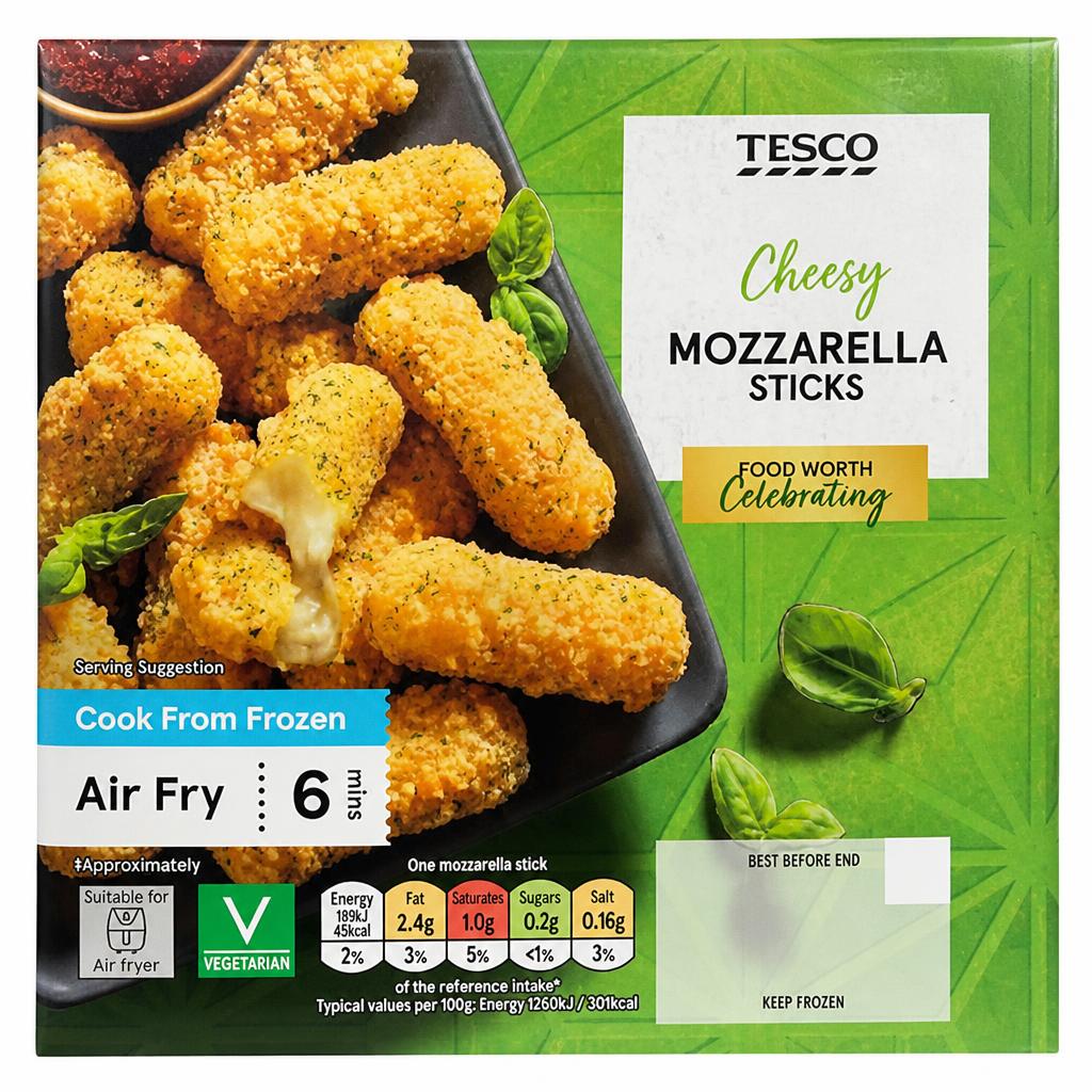 Tesco Mozzarella Sticks 12 Pack 180g