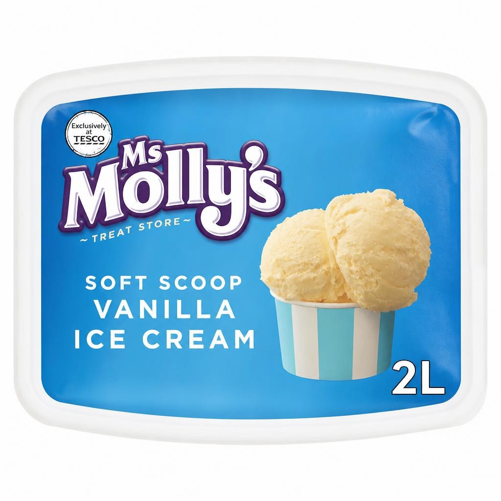 Ms Molly's Vanilla Ice Cream 2Ltr