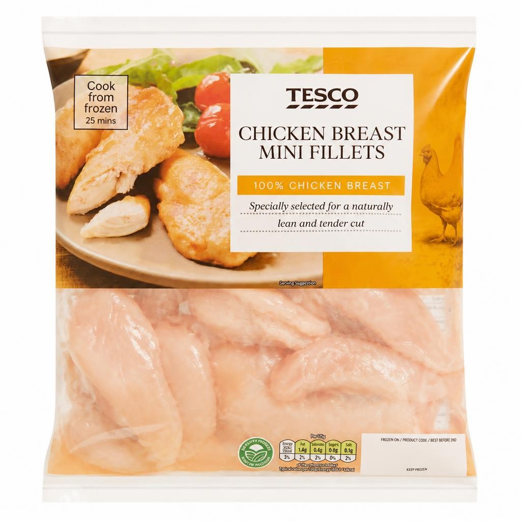 Tesco Chicken Breast Mini Fillets 500g