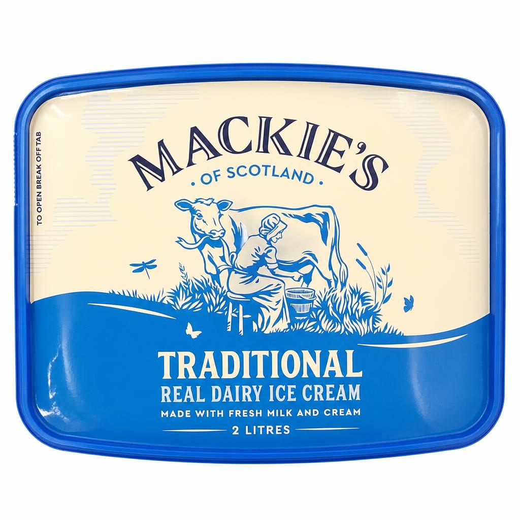 Mackie's Traditional Luxury Dairy Ice Cream 2 Litre