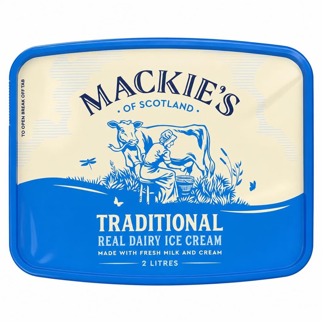 Mackie's Traditional Luxury Dairy Ice Cream 2 Litre