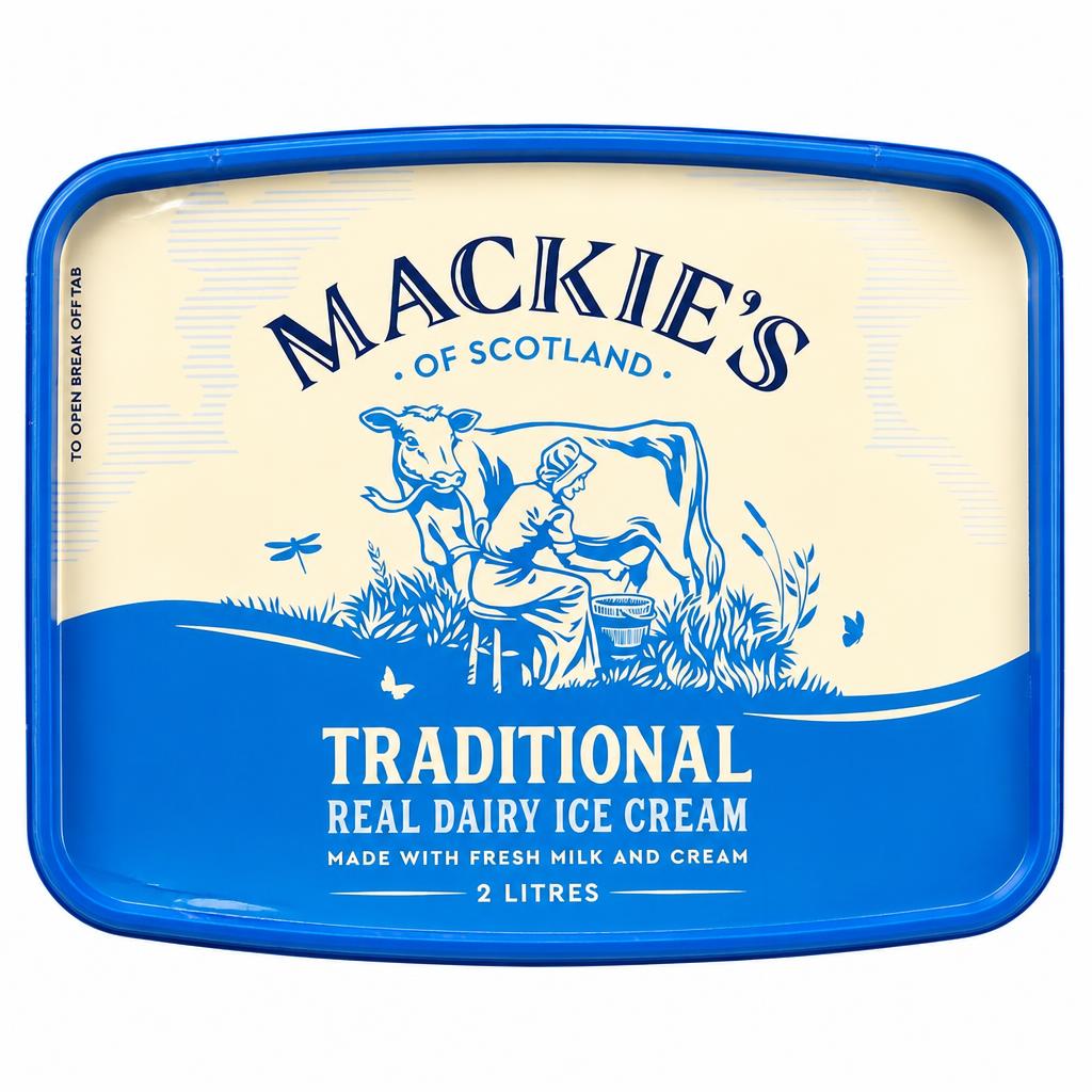 Mackie's Traditional Luxury Dairy Ice Cream 2 Litre