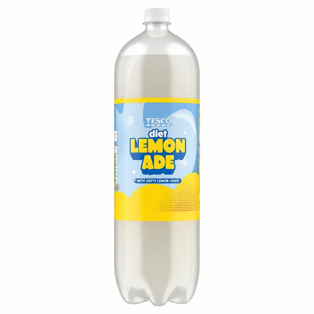 Tesco Sparkling Diet Lemonade 2 Litre Bottle