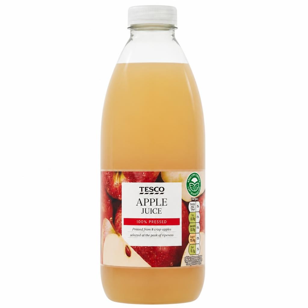 Tesco 100% Pressed Apple Juice 1 Litre