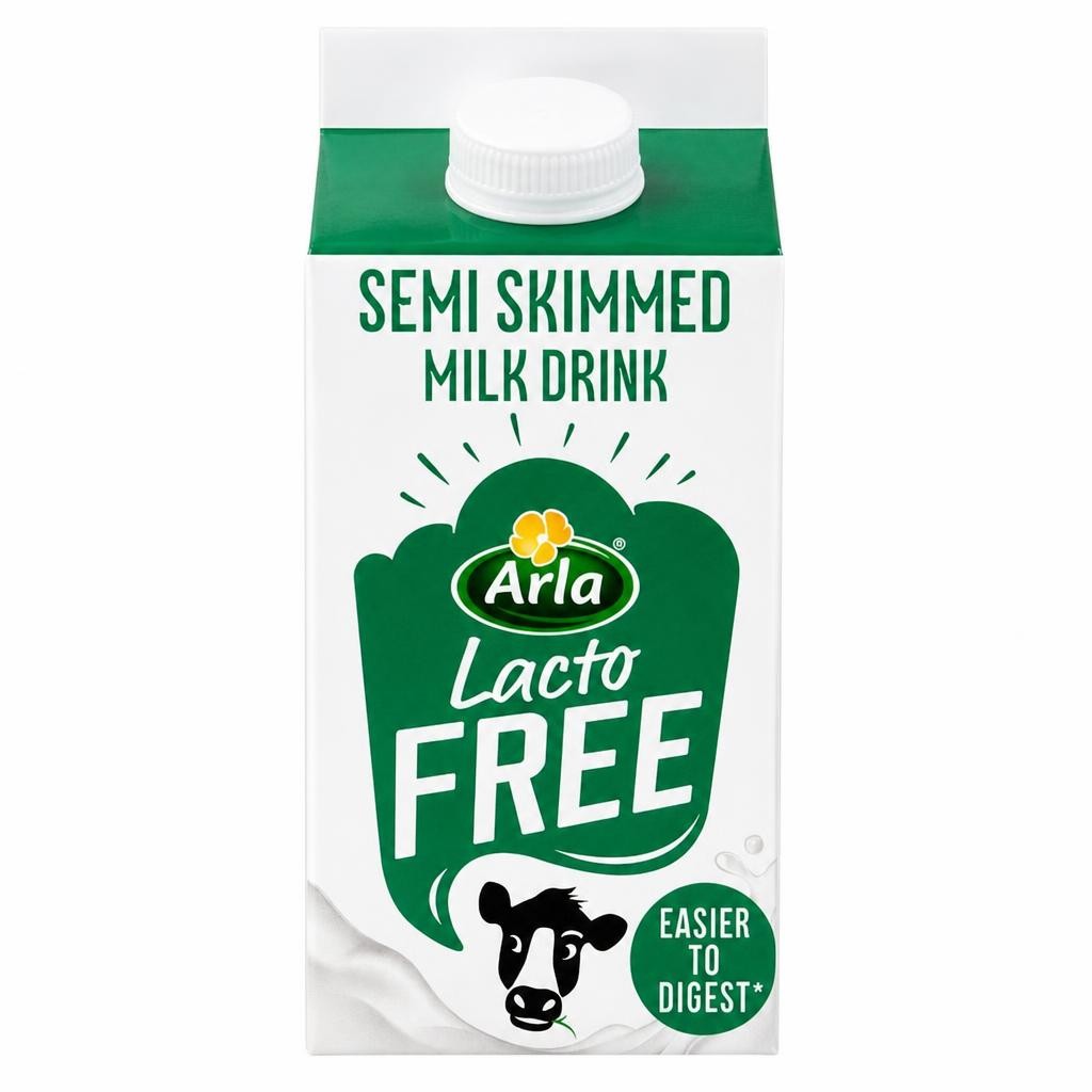 Arla LactoFREE Semi Skimmed Milk Drink 1L