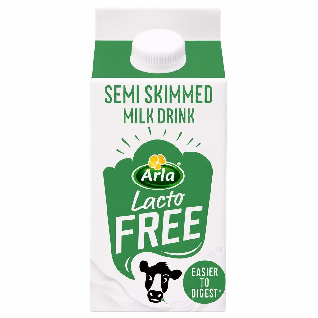 Arla LactoFREE Semi Skimmed Milk Drink 1L