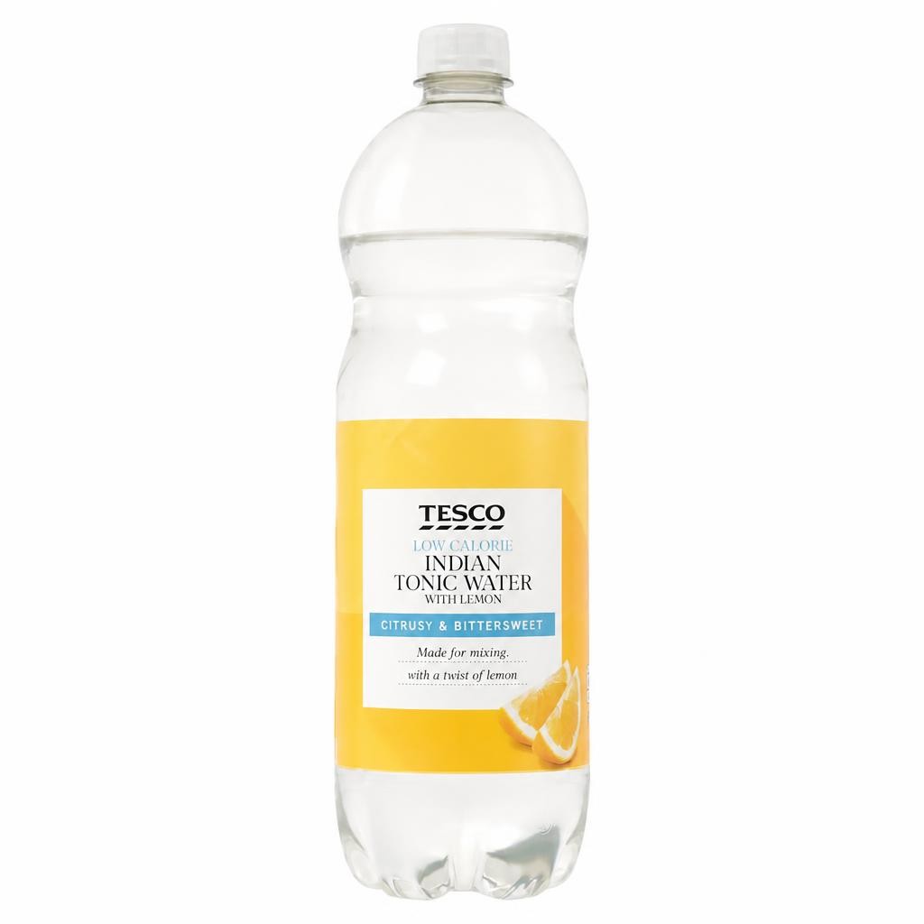 Tesco Low Calorie Indian Tonic Water With Lemon 1Lt