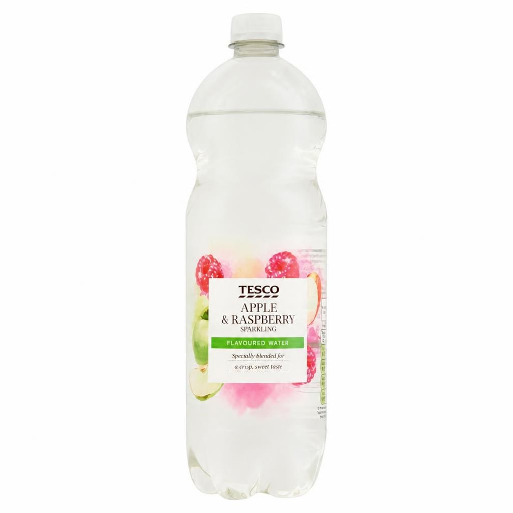Tesco Sparkling Water Apple & Raspberry 1 Litre