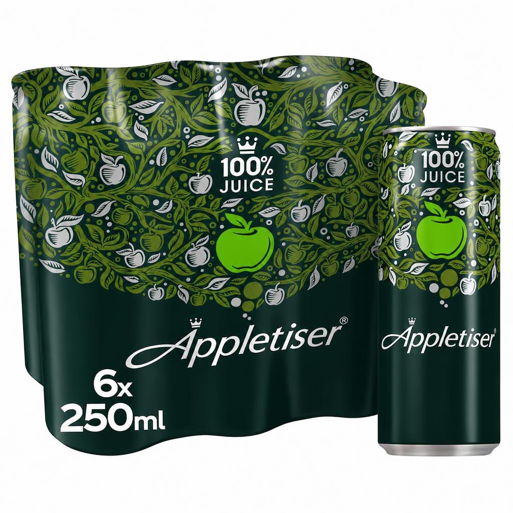 Appletiser 100% Apple Juice Lightly Sparkling 6x250 ml