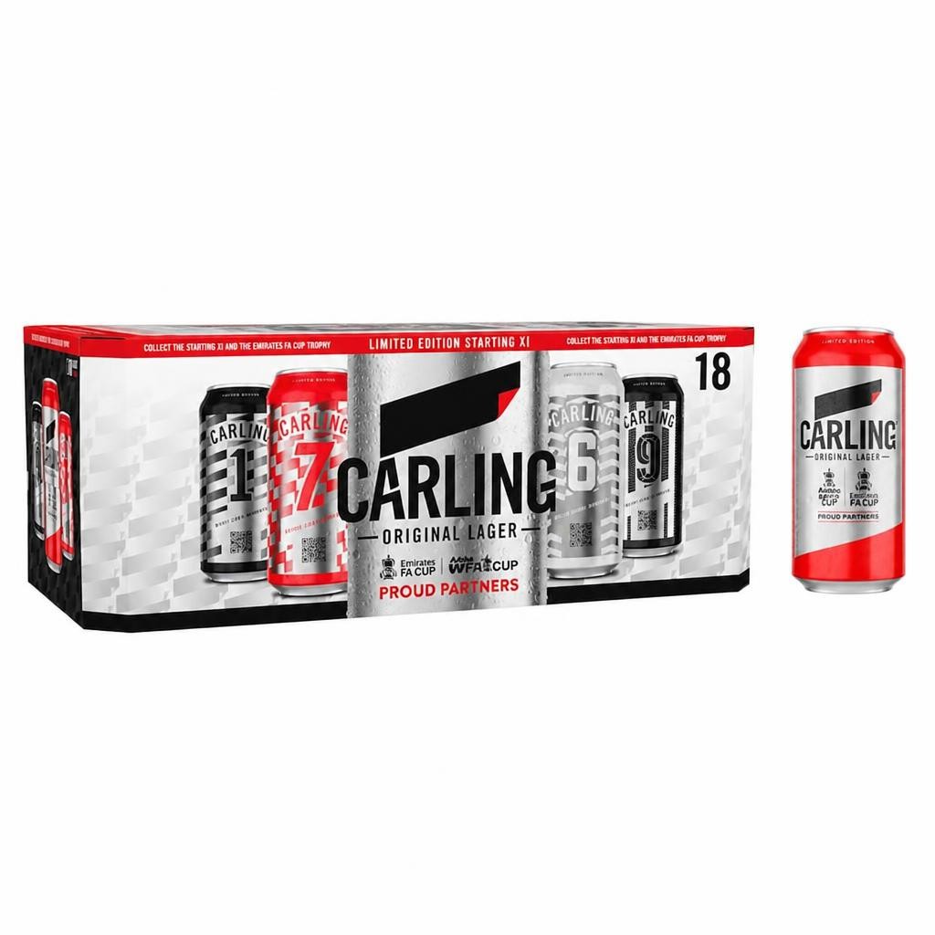 Carling Original Lager Beer Can 18 x 440ml