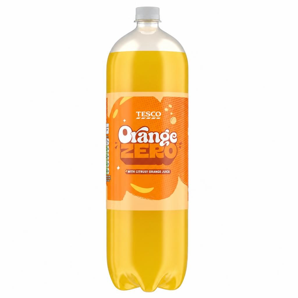 Tesco Orange Zero 2 Litre