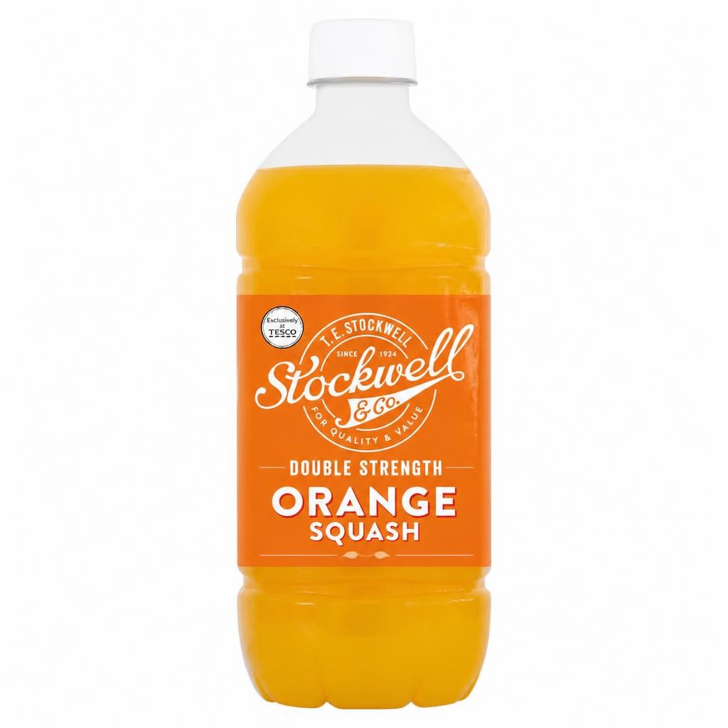 Stockwell & Co No Added Sugar Double Strength Orange Squash 750Ml