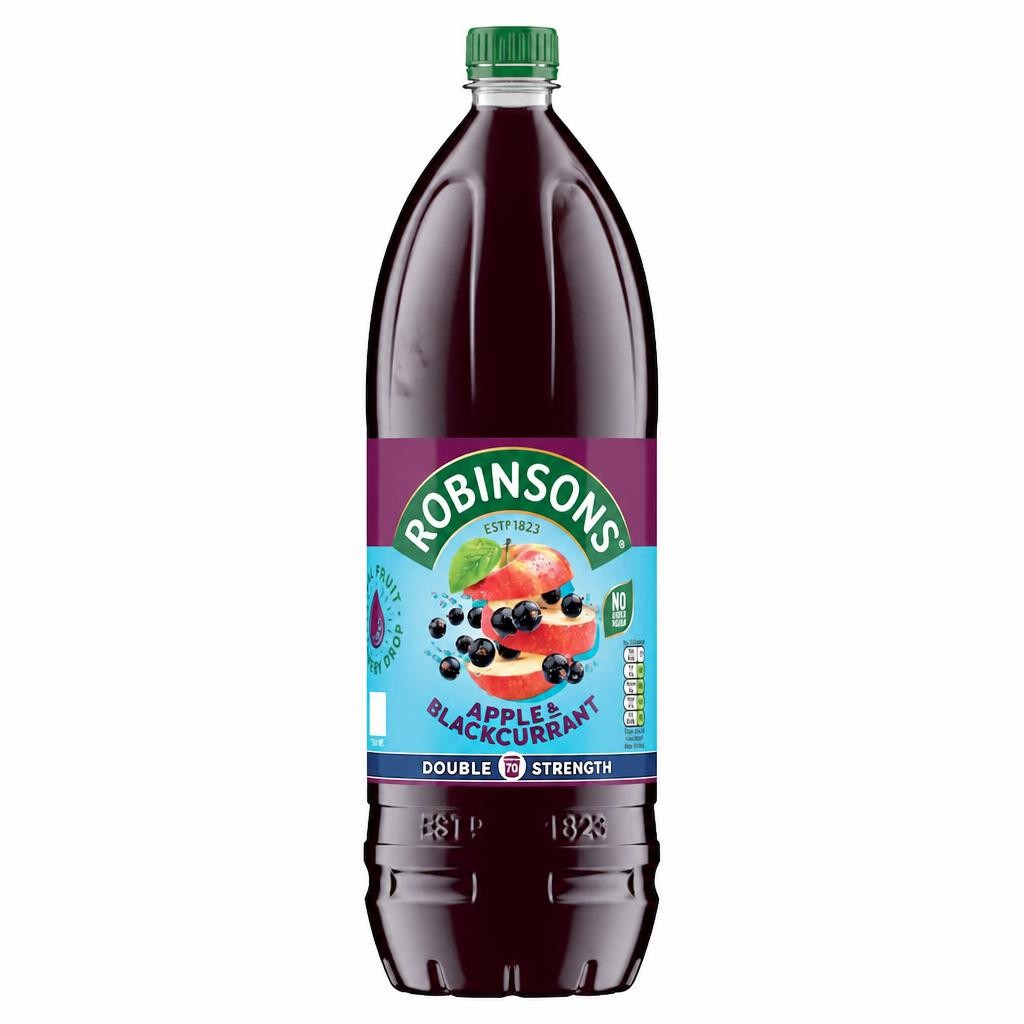 Robinsons Double Strength Apple & Blackcurrant Squash 1.75L