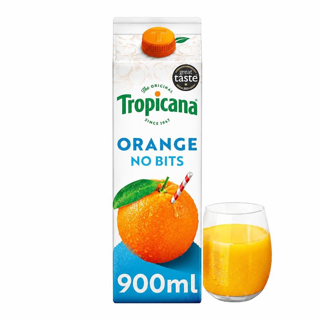 Tropicana Smooth Orange Juice 900Ml