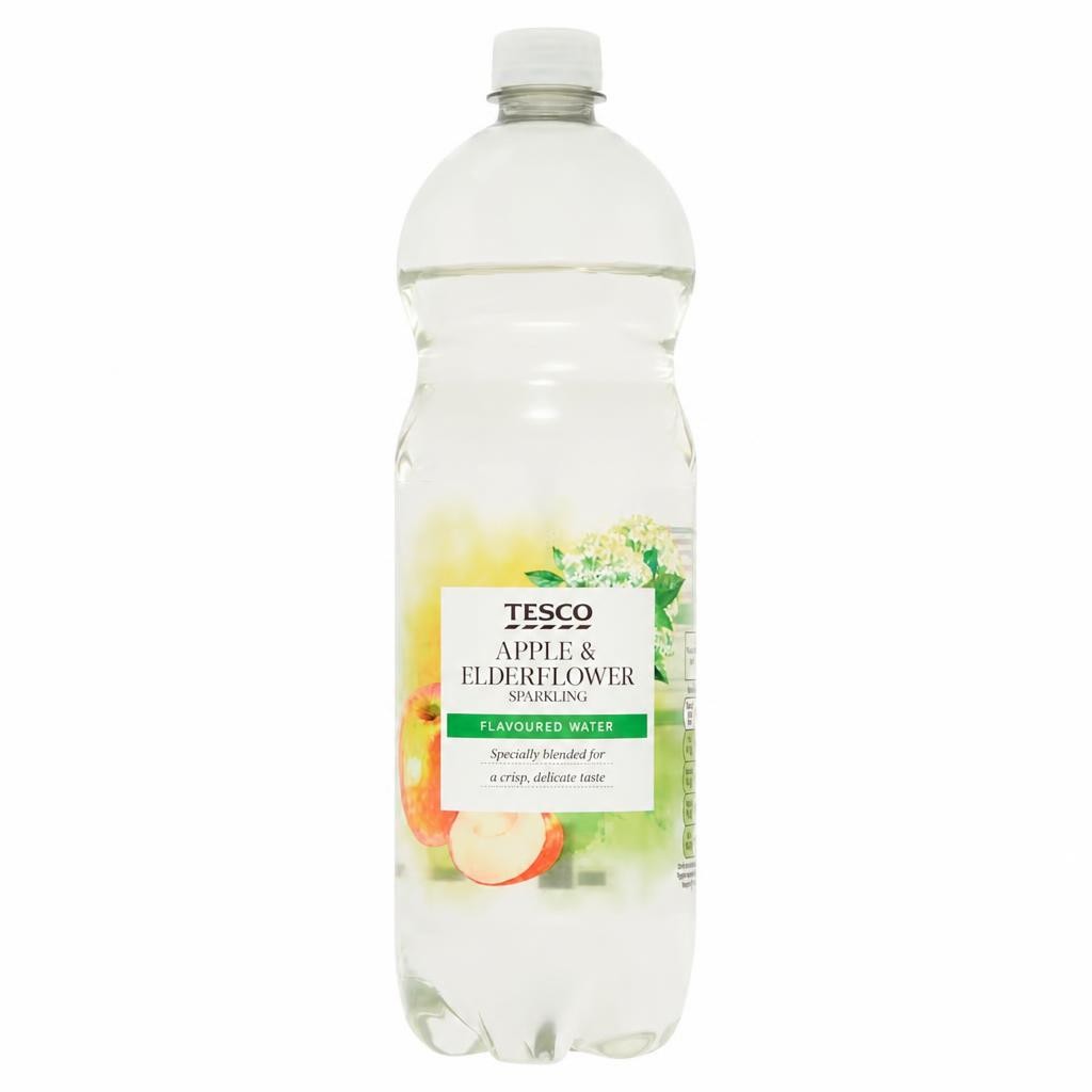 Tesco Apple & Elderflower Sparkling Water 1 Litre