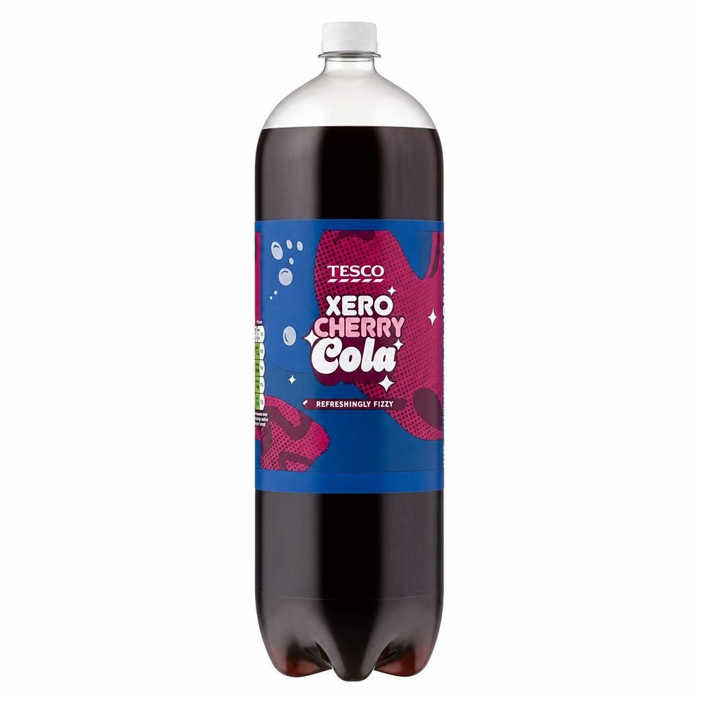 Tesco Xero Cherry Cola 2L