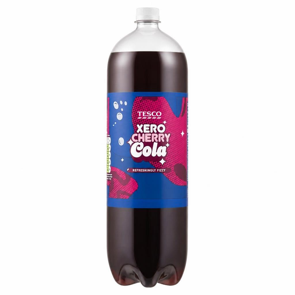 Tesco Xero Cherry Cola 2L