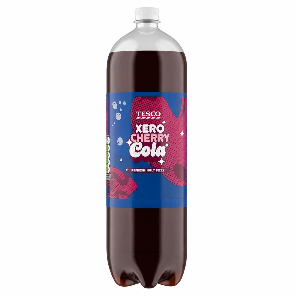 Tesco Xero Cherry Cola 2L