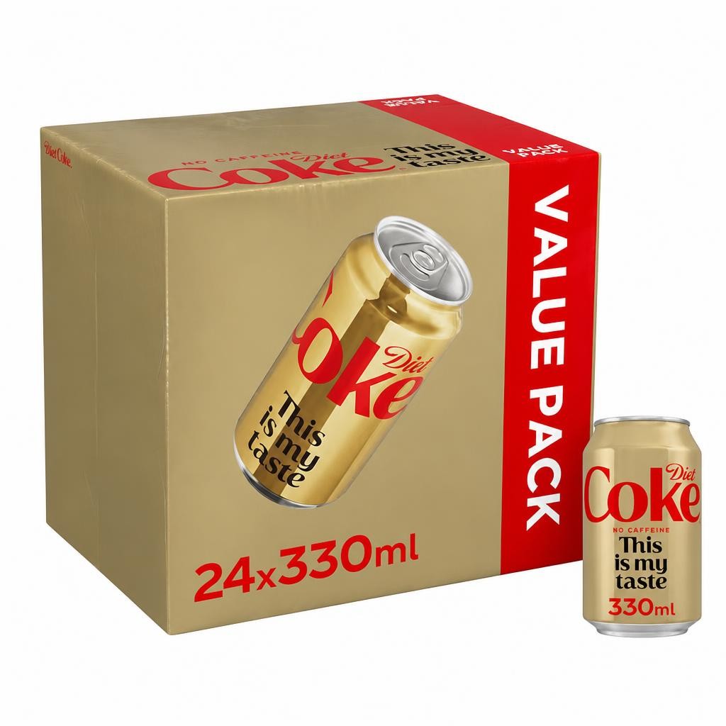 Diet Coke No Caffeine 24x330ml