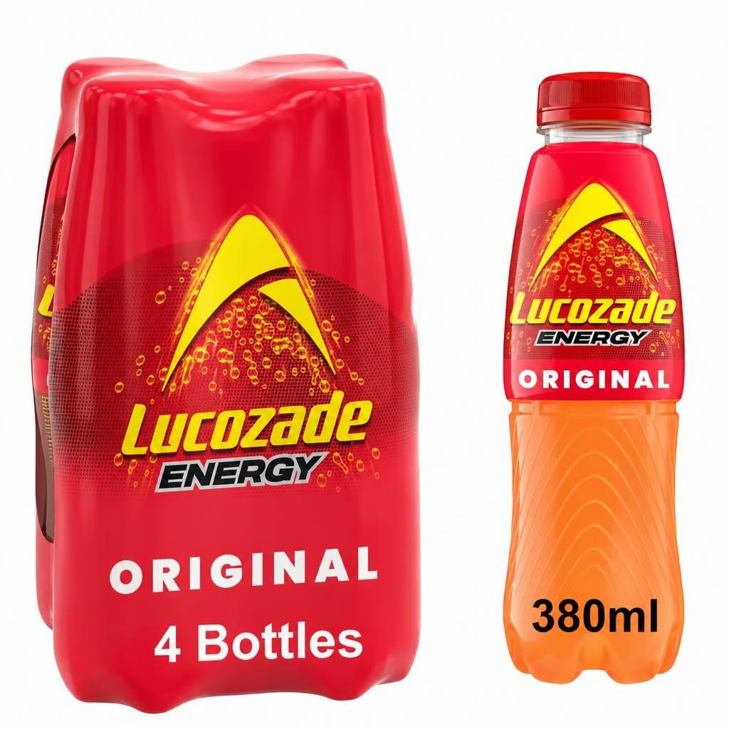 Lucozade Energy Drink Original 4 x 380ml