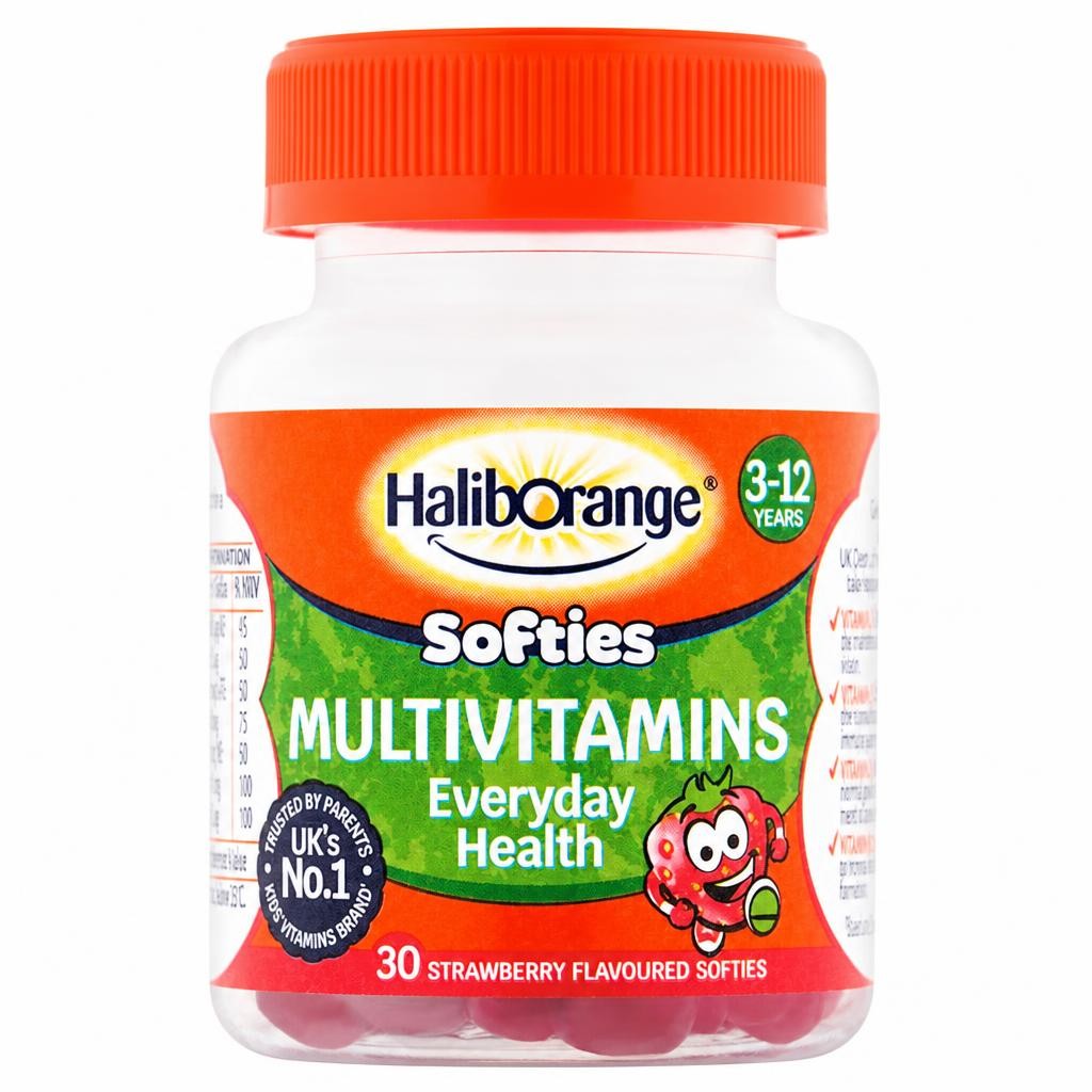 Haliborange Strawberry Multivitamins Softies 30s