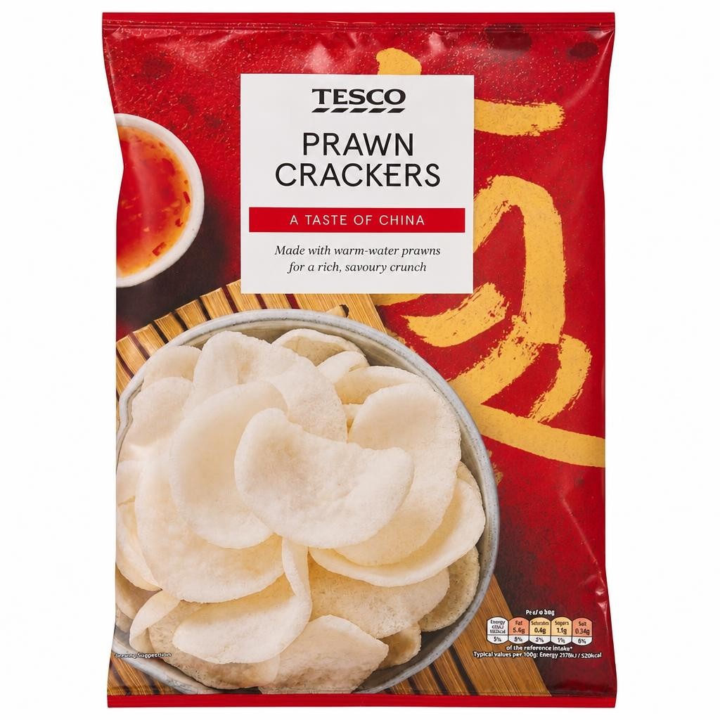 Tesco Prawn Crackers 60G