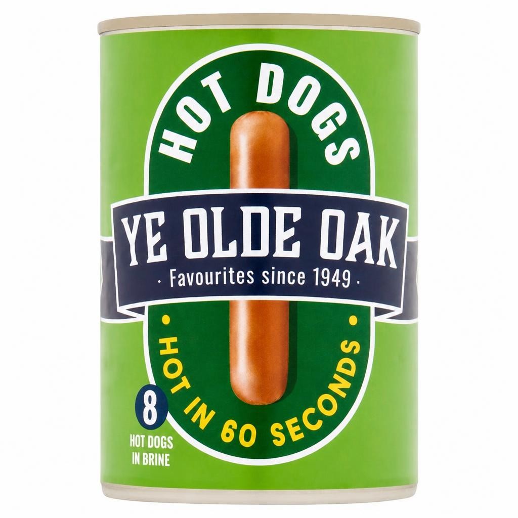 Ye Olde Oak 8 Hot Dogs 400G