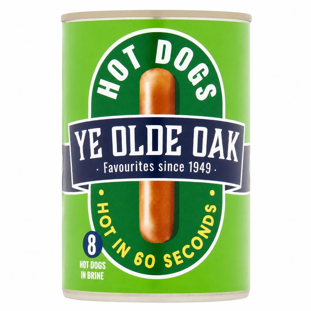 Ye Olde Oak 8 Hot Dogs 400G
