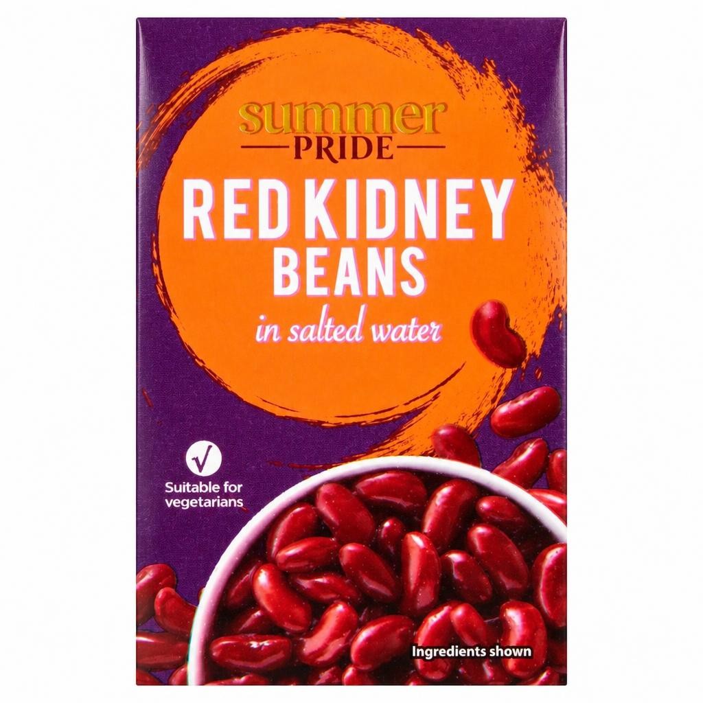 Summer Pride Red Kidney Beans In Salted Water 380g