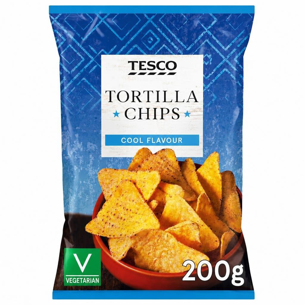 Tesco Tortilla Chips - Cool Flavour 200g