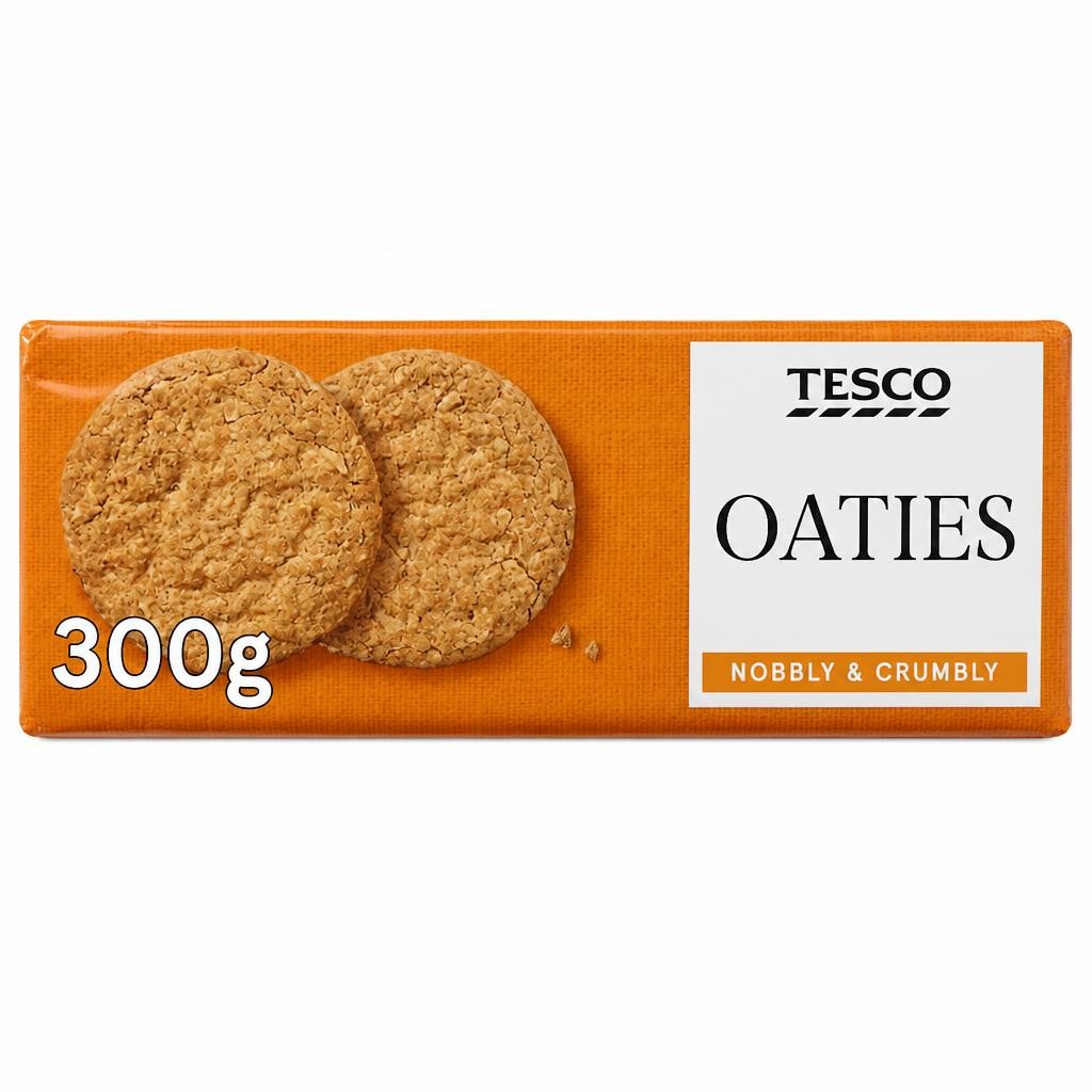 Tesco Oaty Rounds Biscuits 300G