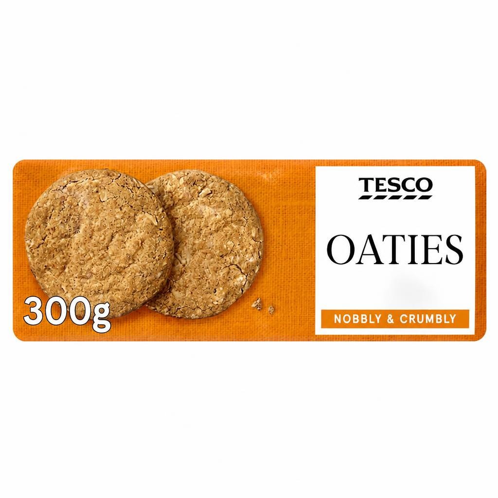 Tesco Oaty Rounds Biscuits 300G