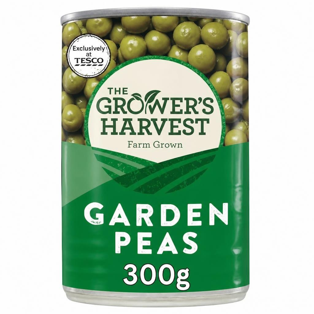 Growers Harvest Garden Peas In Water 300G